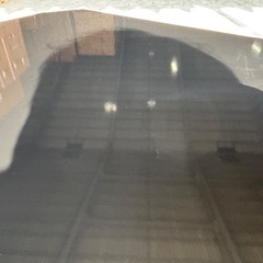 【未使用品】ローテーブルブラック　折り畳み式の画像