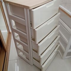 ★リユースのサカイ日立店★HJ8502  衣装ケース オフホワイト H99×D41×W56 クリーニング済み の画像