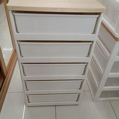 ★リユースのサカイ日立店★HJ8502  衣装ケース オフホワイト H99×D41×W56 クリーニング済み の画像