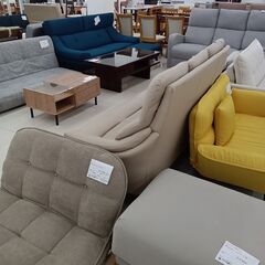 ★リユースのサカイ日立店★HJ8504  2人掛けソファ モカ H55×D52～102×W90 クリーニング済み の画像