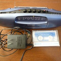 SONY CFS-E2TV AM&FMラジオ・カセットレコーダー/ポータブル ラジカセ/ソニー 通電 動作確認済みの画像