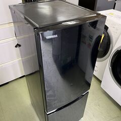 【リサイクルショップ ピカソ 小松原】🧊✨TOSHIBA ノンフロン冷凍冷蔵庫【GR-M15BS(K)／153L／2018年製／ブラック】✨★6828★の画像