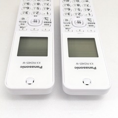 【美品2台セット】Panasonic パナソニックKX-FKD405-W 充電台付き 増設子機 ホワイトの画像
