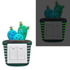 蓄光/サボテン立体スイッチステッカー（大きめ）の画像