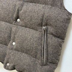 メンズツイードダウンベスト／アーバンリサーチの画像