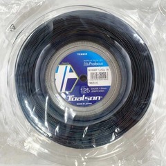 【未使用】トアルソン ポリグランデ プロフォーカス 125 POLY GRANDE Profocus 硬式 テニス ストリング ガット 240m ロール ネイビー 74425123 TOALSON 1.25mmの画像