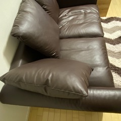 【IKEA】ソファー（ブラウン）キレイです／引越しのため出品の画像