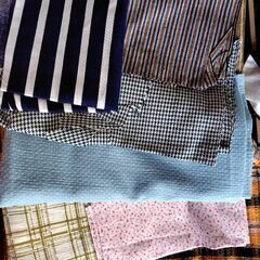 切れ端　布の画像