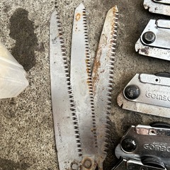 折りたたみノコギリ5本と替刃3本セットの画像