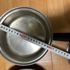 ステンレス鍋3点の画像