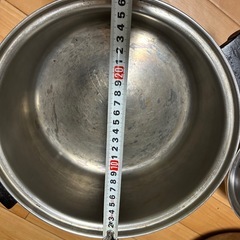ステンレス鍋3点の画像