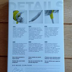 【中古動作確認美品】BOSE SOUNDSPORT　Bluetooth接続ワイヤレスイヤホンの画像