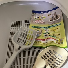 猫ちゃんトイレセット未使用品の画像