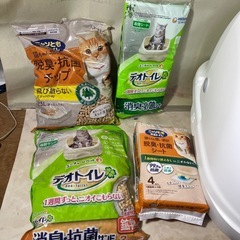 猫ちゃんトイレセット未使用品の画像