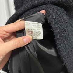 TOMORROWLAND 黒 膝丈スカート 36の画像