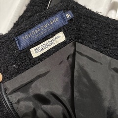 TOMORROWLAND 黒 膝丈スカート 36の画像