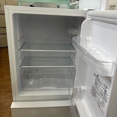 「安心の1年保証付。【２ドア冷蔵庫ニトリ NTR-106WH 2024年製】取りに来れる方限定。」の画像