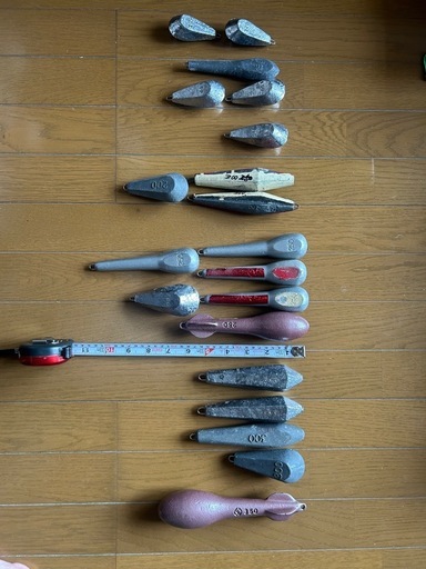 新品.未使用品、舟釣りオモリ120〜350号.各種