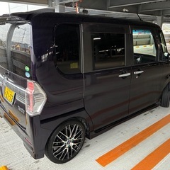 ダイハツ　タントカスタム　紫　車検2年付　ターボ　早い者勝ち！の画像