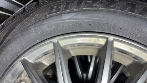 155/65R14 アルミホイール　スタッドレス　4本セット