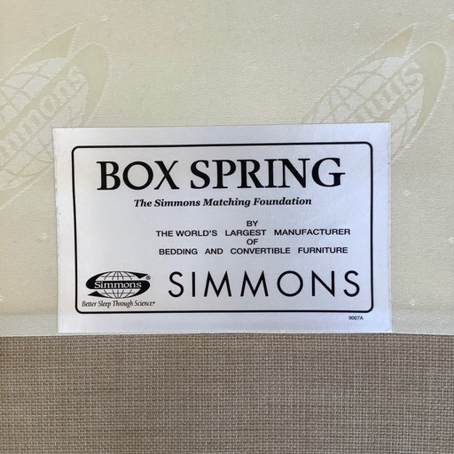 Simmons セミダブルベッド