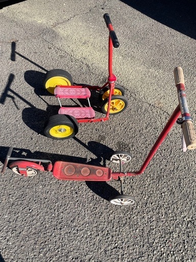ローラースルーゴーゴー、ヘンテコ自転車　ジャンク