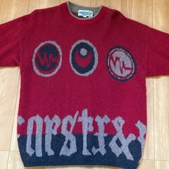 メンズセーター ジャガードパリ Lサイズの画像