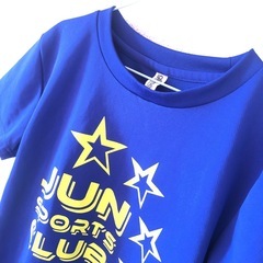 【急募‼️】ジュンスポーツクラブ キッズ Tシャツ ★青 ブルー 130cmの画像