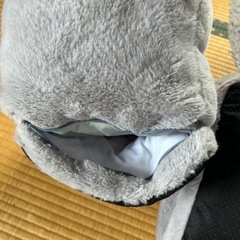 USB フリーススリッパ グレー　フットウォーマーの画像