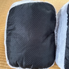 USB フリーススリッパ グレー　フットウォーマーの画像