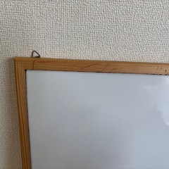 ホワイトボード 横90cm縦60cm奥行1.3cmの画像