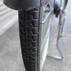 歳末処分価格！ステンレスハンドルのオートライト　26インチ自転車の画像