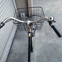 歳末処分価格！ステンレスハンドルのオートライト　26インチ自転車の画像