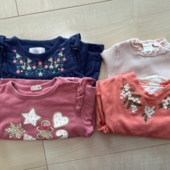 サイズ90　女の子4着セット　の画像