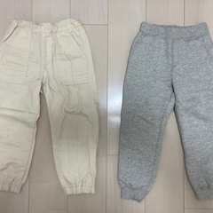 120cmユニクロボトムス8着の画像