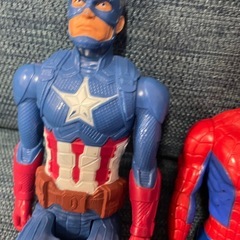 キャプテン・アメリカ　スパイダーマン　setの画像