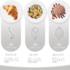 Kitchen in the box スタンドミキサー 4.5L+5L 未使用 の画像