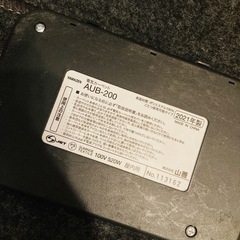 山善　電気カーペットの画像