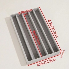 アクセサリートレイ、クリアペン立ての画像