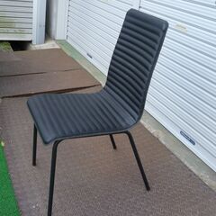 ニトリ イス DC Nクーボ PVC ブラックの画像