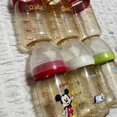 ピジョンプラスチック哺乳瓶160ml 6本セットの画像