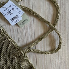 トートゴールドバッグの画像