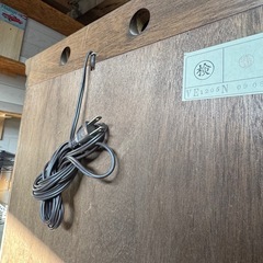 ガラス 収納棚 ライト付き 収納家具 A12004の画像