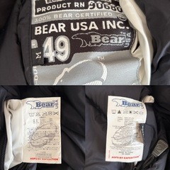 Bear USA ダウンジャンパー　グレイダックダウン80%　の画像