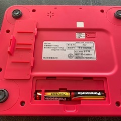 【タニタ】【体重計】2021年製 クリーニング済み【管理番号10412】の画像