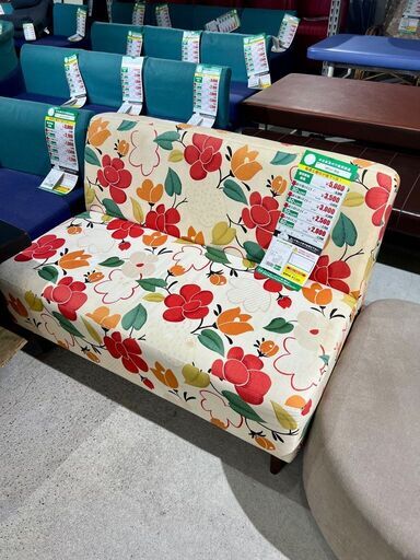 2人掛けソファ(No:1275905) (中古代行販売ReOK) 沖縄のソファ《2人掛け