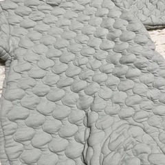 ブルーキルティングロンパース【70〜80】の画像