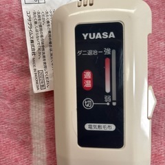 電気毛布　シングル用　足元暖か配線仕様　2022年製の画像