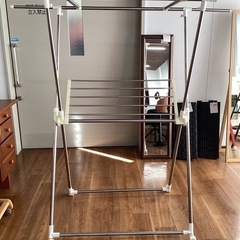 物干し(キャスター付き)【町田市再生家具】252544の画像