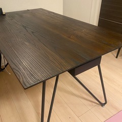 LOWYA ダイニングテーブル　インダストリアルヴィンテージ調 の画像